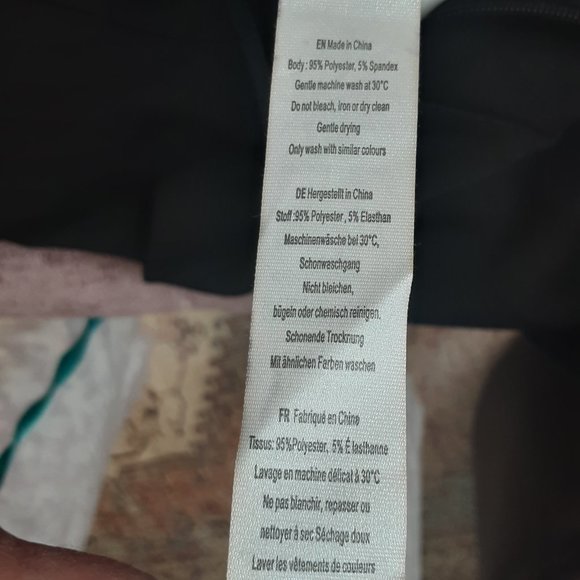 Persit New Black 1/4 Zip Pullover Fleece Lined Long Sleeve Shirt Thumbholes Lg - Picture 13 of 15